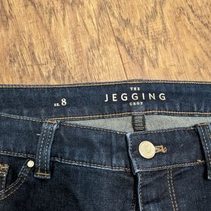 White House black market The Jegging crop Skinny jeans size 8